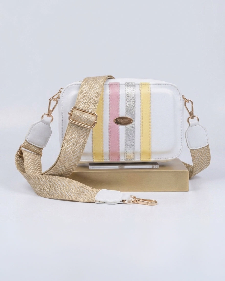 White x Stripes Women's Casual Shoes by Pontiak