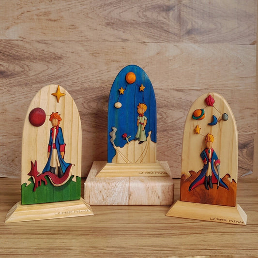 Little Prince and the Fox Wood Art