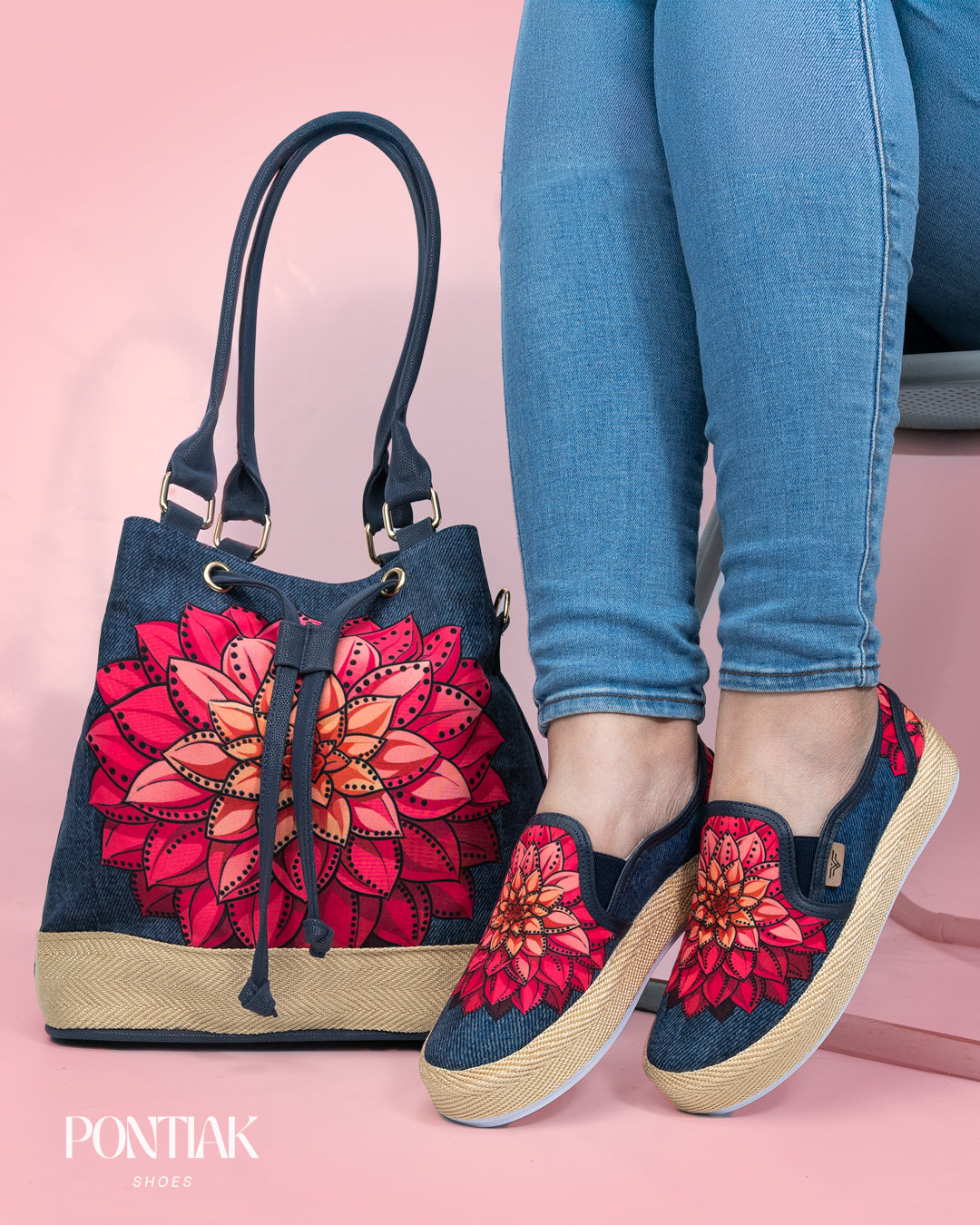 Arisha Shoes & Handbag Set by Pontiak