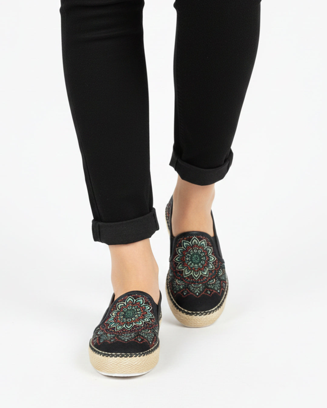 Haiti Denim Slip-On Espadrille Sneakers by Pontiak