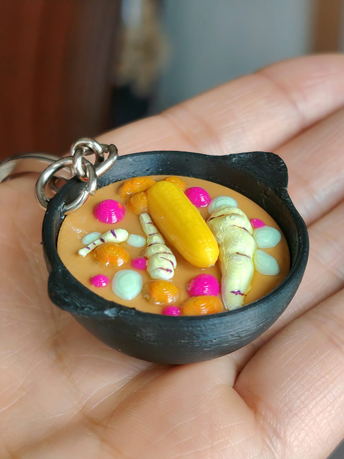 Cocido Boyacense 3D printed keychain