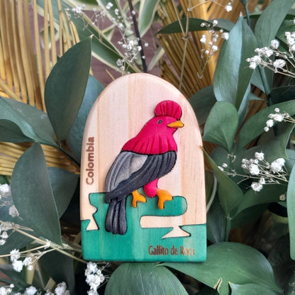 Andean Cock-of-the-Rock Wooden Souvenir