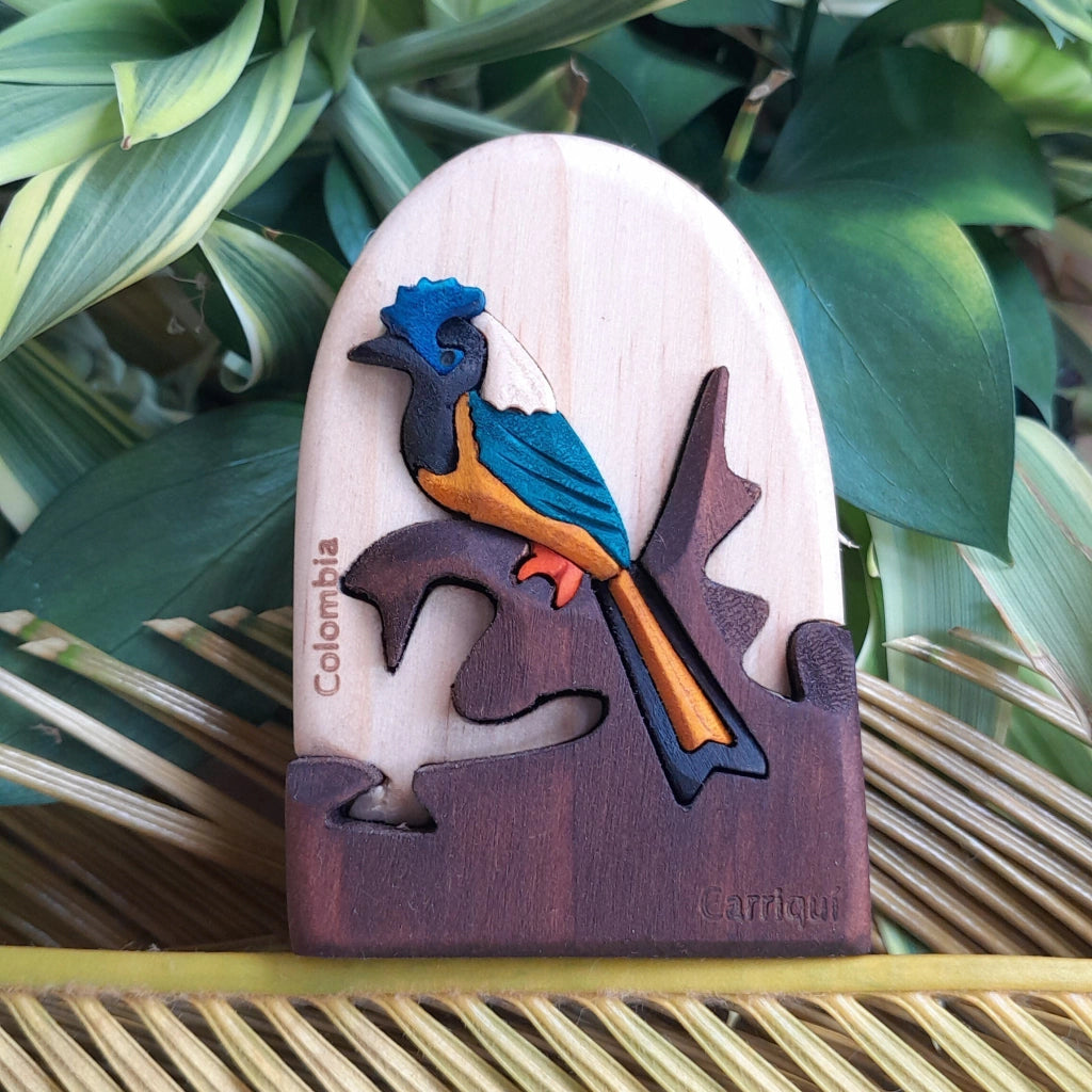 Green Jay Wooden Souvenir