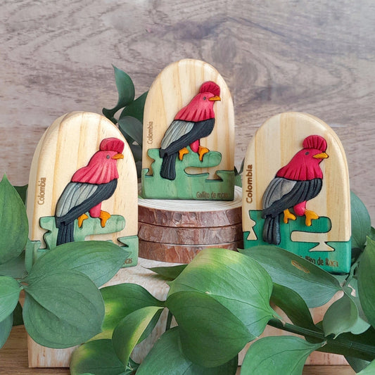 Andean Cock-of-the-Rock Wooden Souvenir