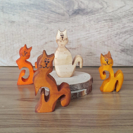 Four Cats Wood Art