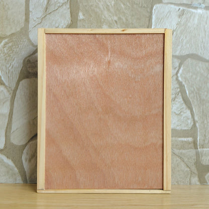 Deluxe 3D Wooden Nativity Set with Sliding-Lid Wooden Case