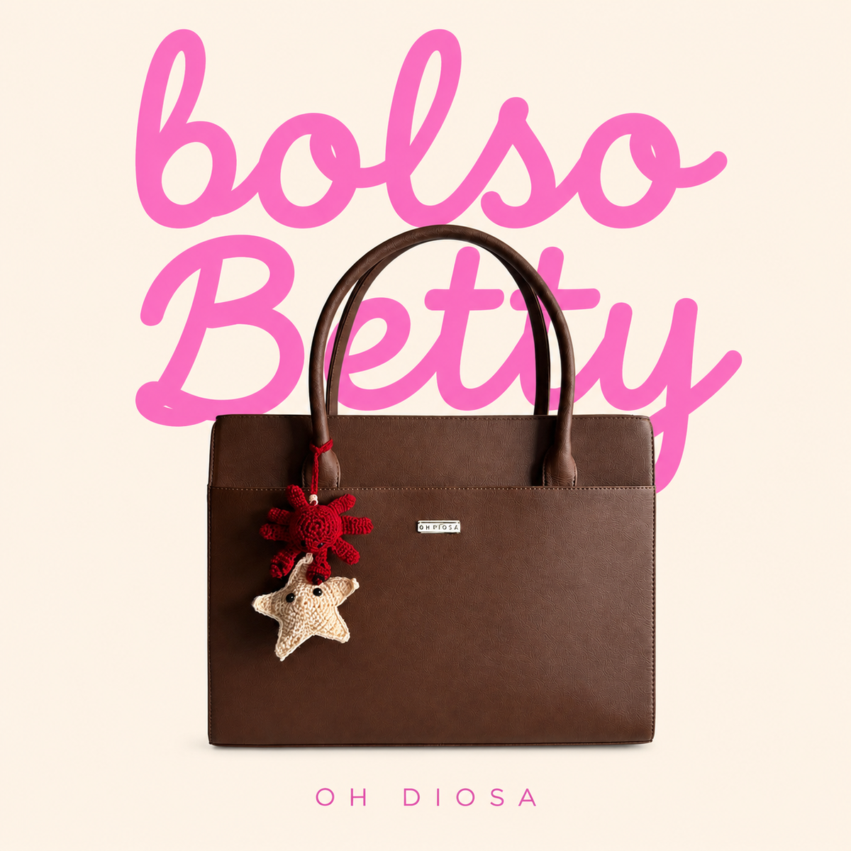 Betty Work Tote Bag – Faux Leather Laptop Shoulder Bag