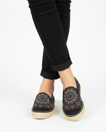 Haiti Denim Slip-On Espadrille Sneakers by Pontiak