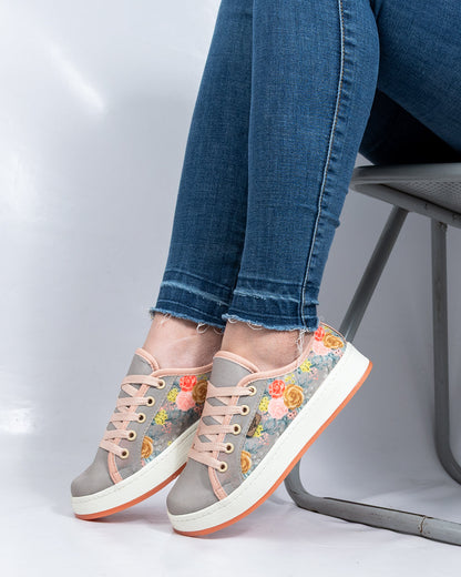 Muscary Lace-Up Espadrille Sneakers by Pontiak