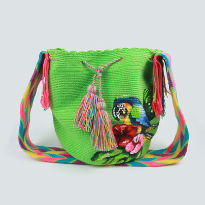 Handmade Colombian Wayuu Hat and Backpack Combo