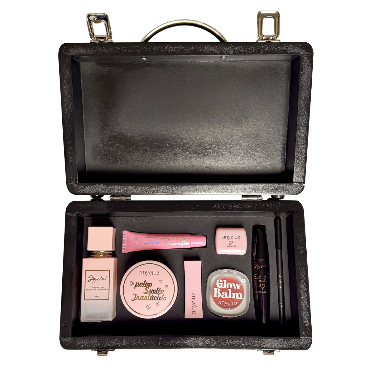 Anyeluz Makeup Case with Product Selection