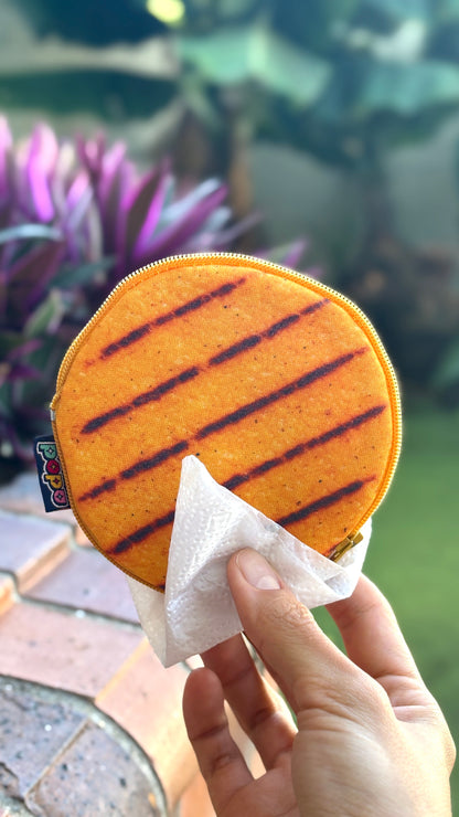 Yellow Arepa Coin Purse – Colombian Food Pouch