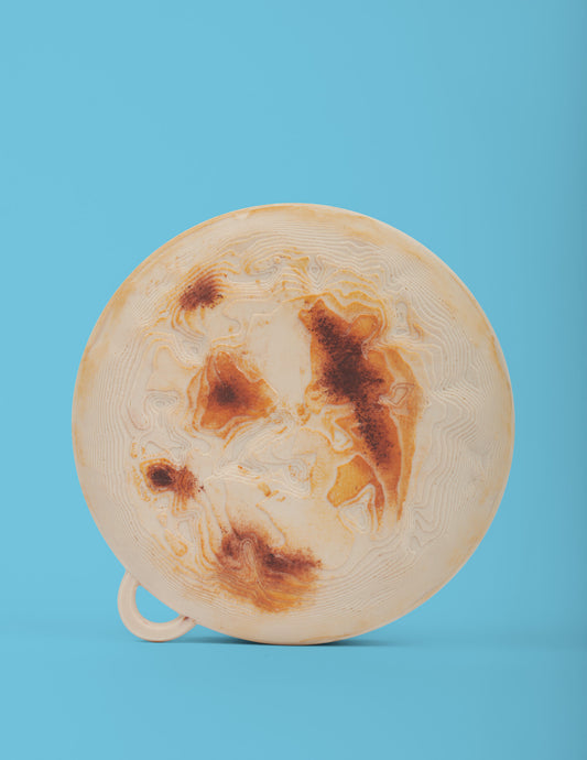Arepa 3D printed decorative mirror
