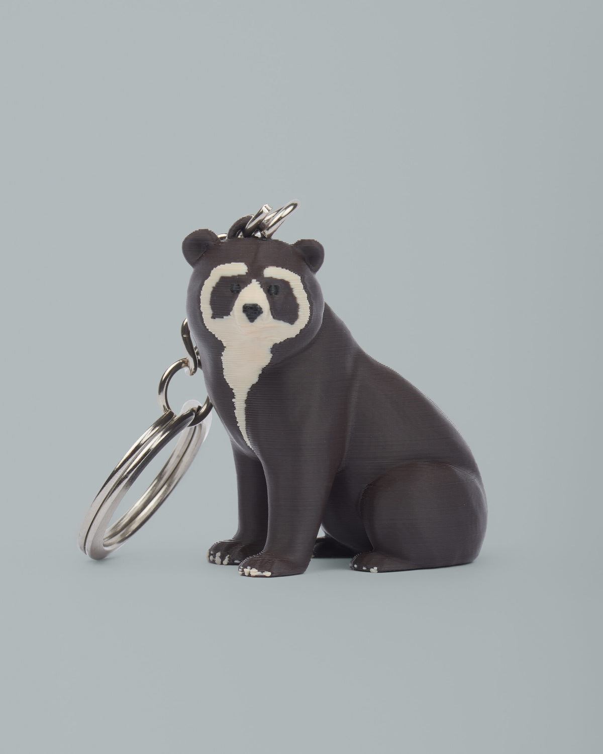 Spectacled Bear 3D printed keychain