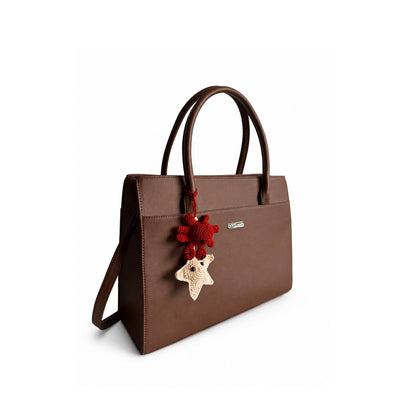 Betty Work Tote Bag – Faux Leather Laptop Shoulder Bag