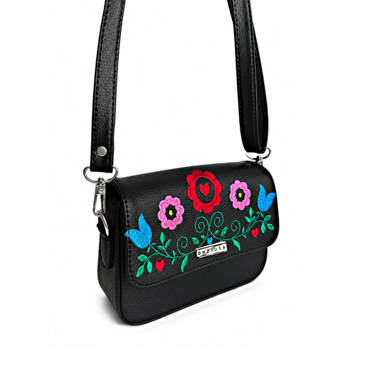 Mini Colombia Crossbody Bag – Small Faux Leather Purse