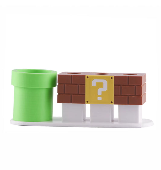 Mario 3D printed pencil holder
