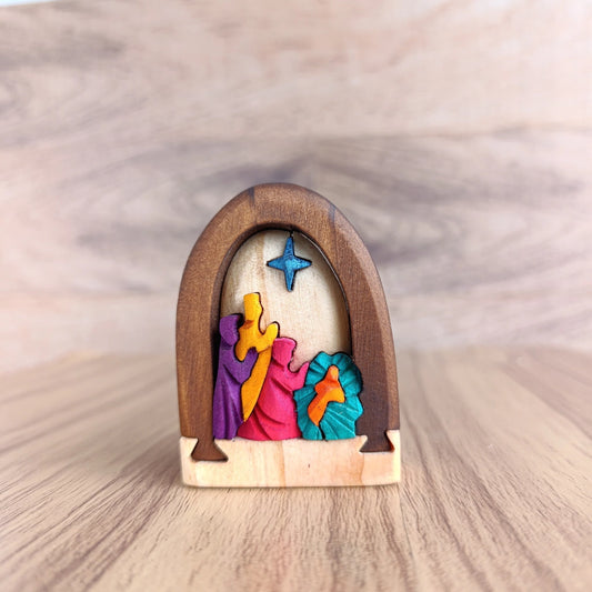 Adoration of the Magi Wood Art