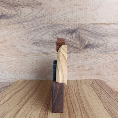 Three Kings on Camels Wooden Nativity Scene
