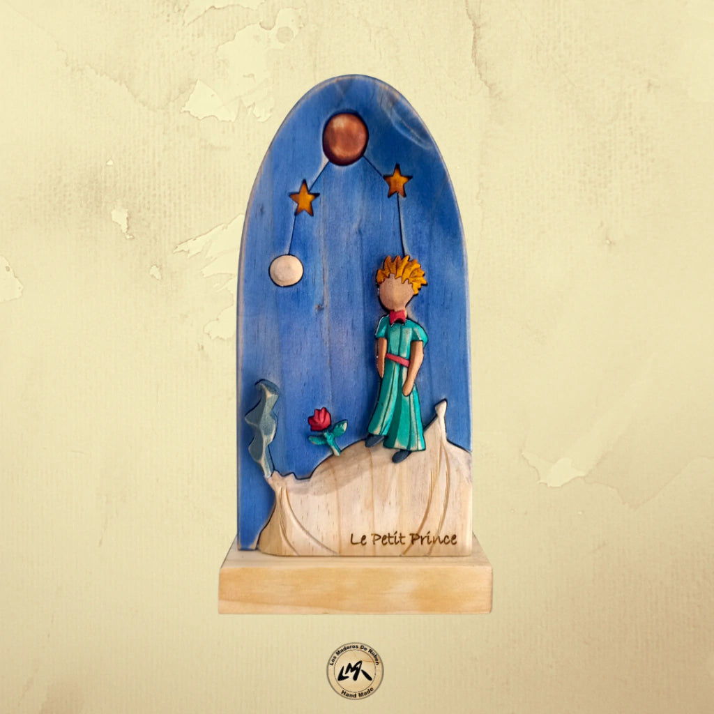 Little Prince and the Rose Wood Art